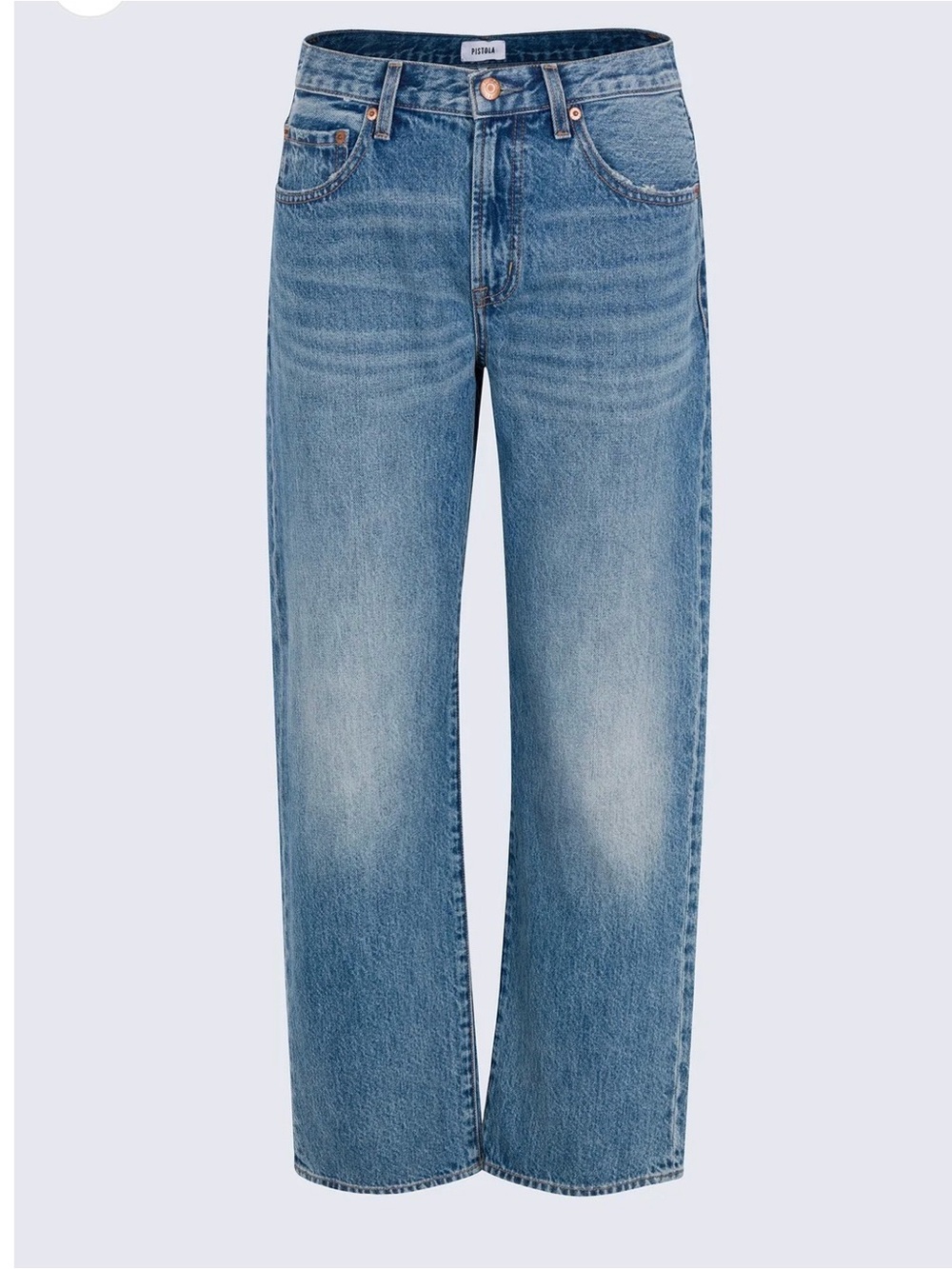 Pistola LEXI MID RISE BOWED STRAIGHT JEAN - METROPOLIS 26 - Picture 3 of 9